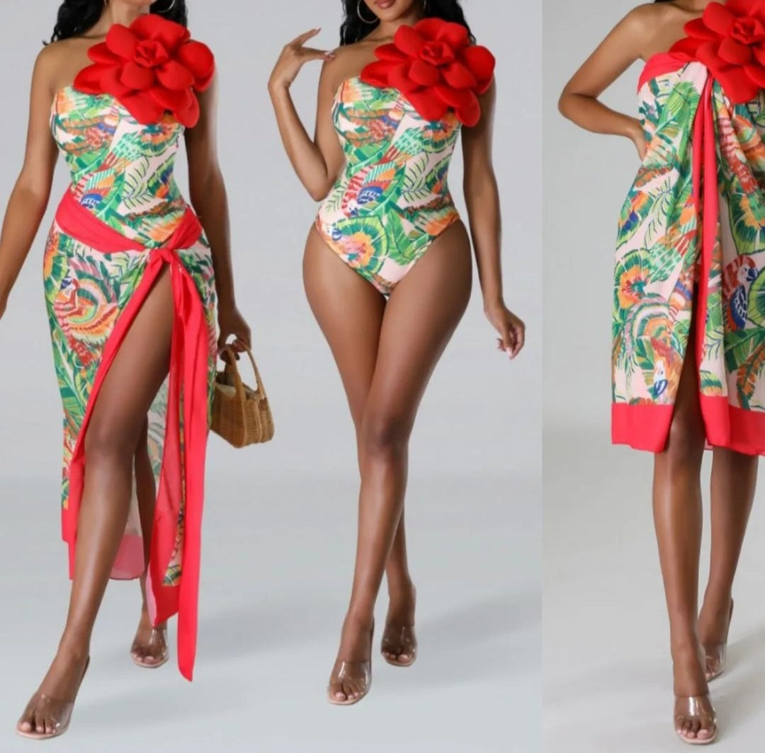 The Flower Bomb Swim Set