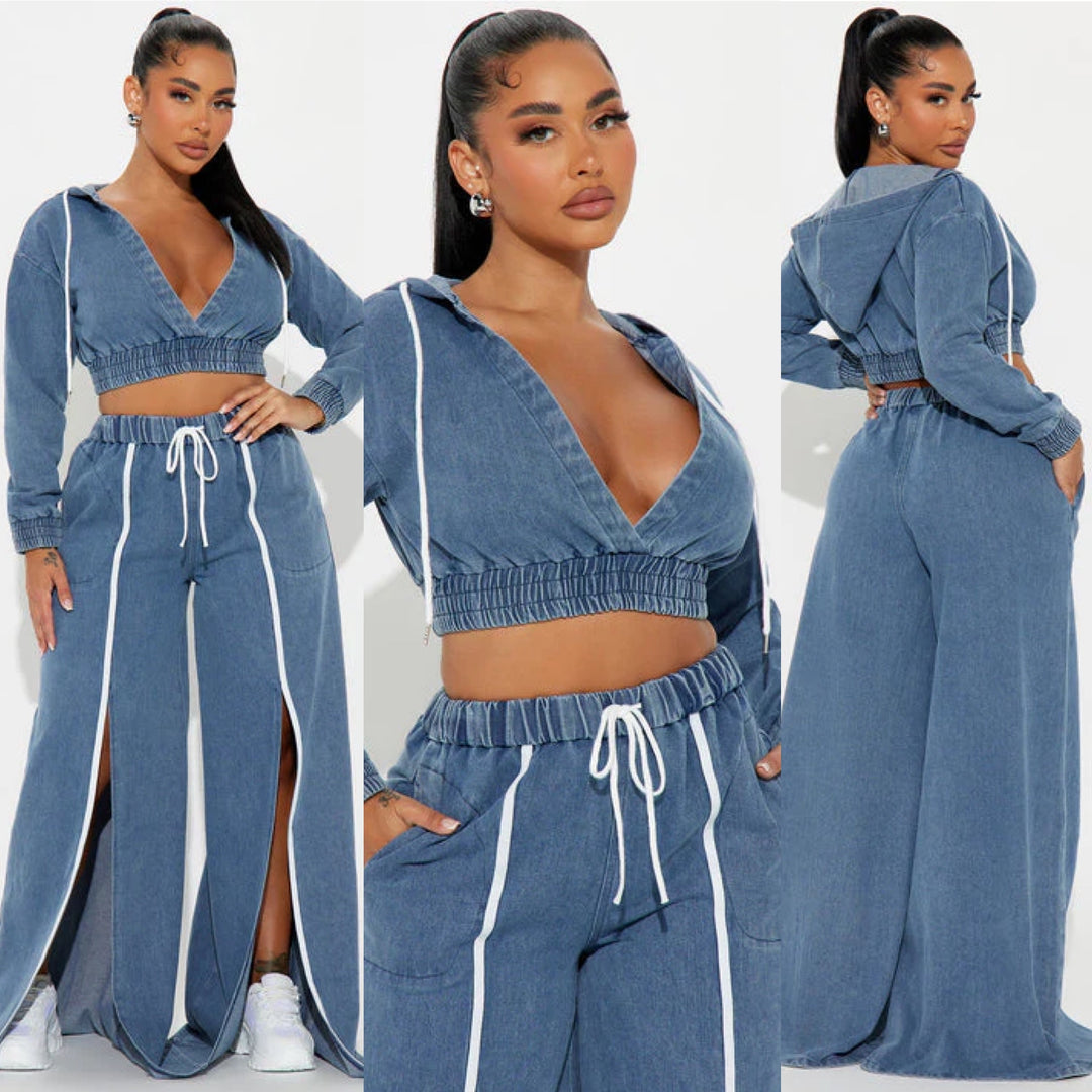 Sexy Blue 2 Piece Set