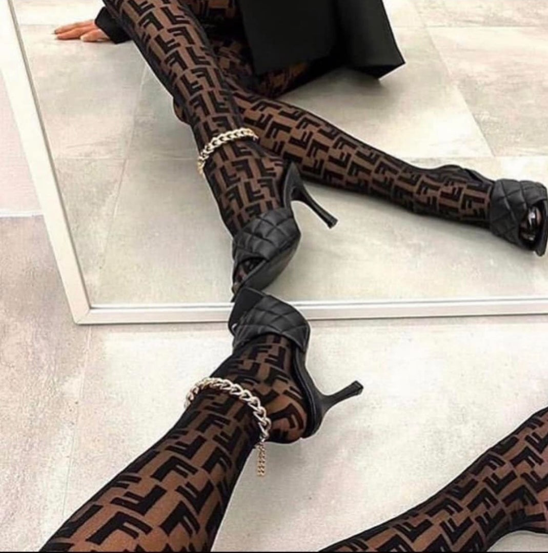 FF Logo Tights (Semi Sheer)