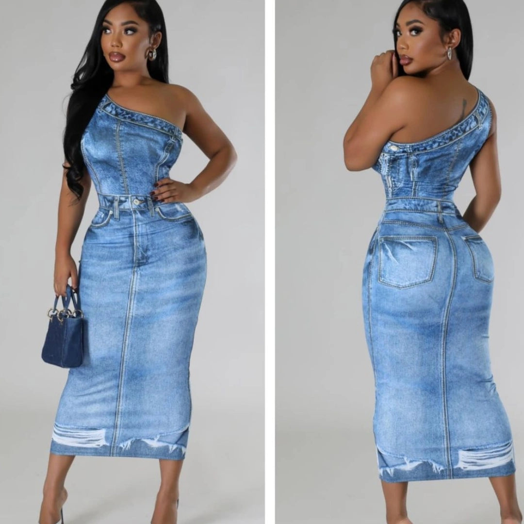 The Allure Denim Dress