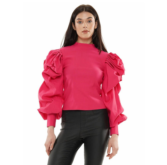 Puffy Sleeve Top